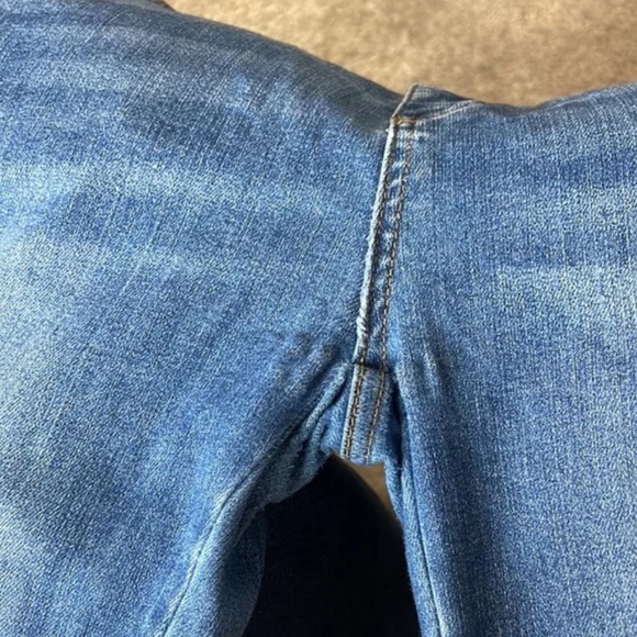 Judy Blue Jeans Western Print Mid Rise Relaxed Fit Straight Size 13/31 - Picture 5 of 11